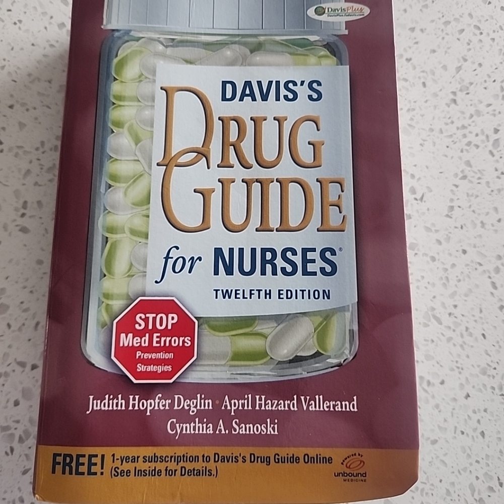 Davis's Drug Guide for Nurses. 12th Edition
